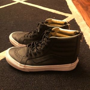 Vans Faux Leather High Tops